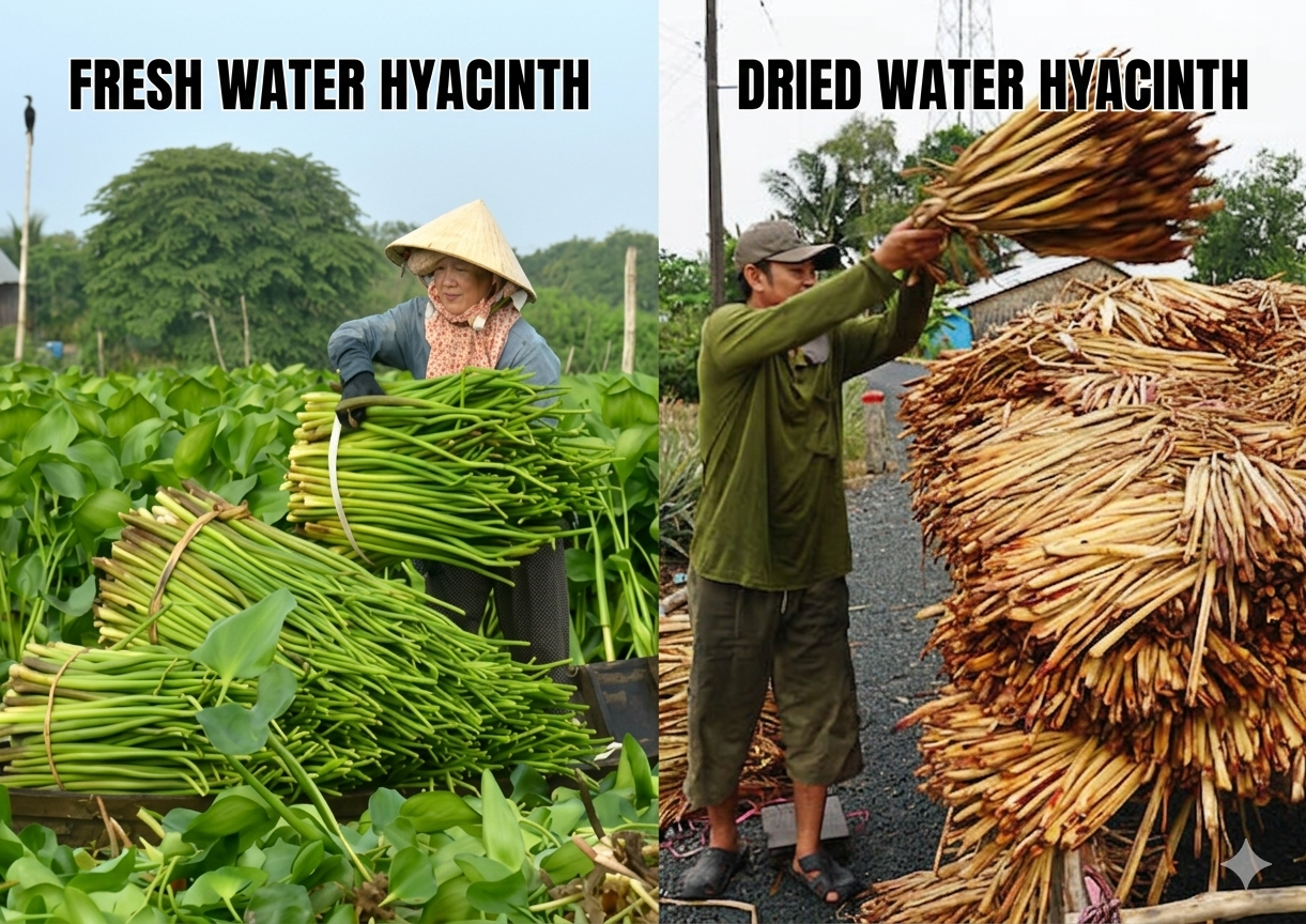 Hyacinth water material