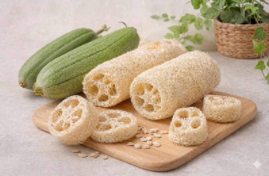 Loofah material