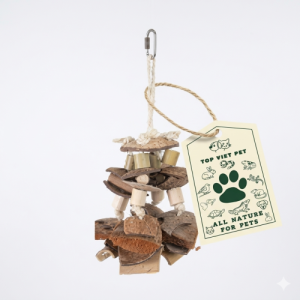 Coco Shell With Rope Chew Bird 