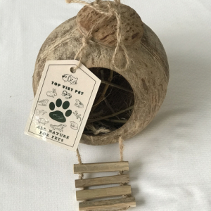 Coconut Shell Bird's Nest With Ladder