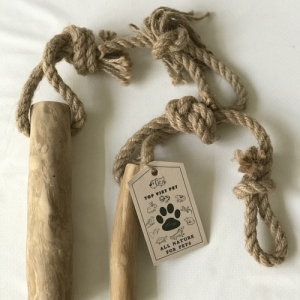 Coffee Wood Tug With Cotton Rope