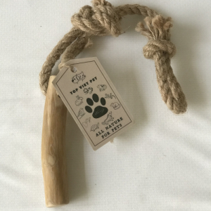  Coffee Wood Tug With Cotton Rope