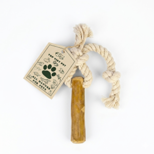 Coffee Wood Rope Toy